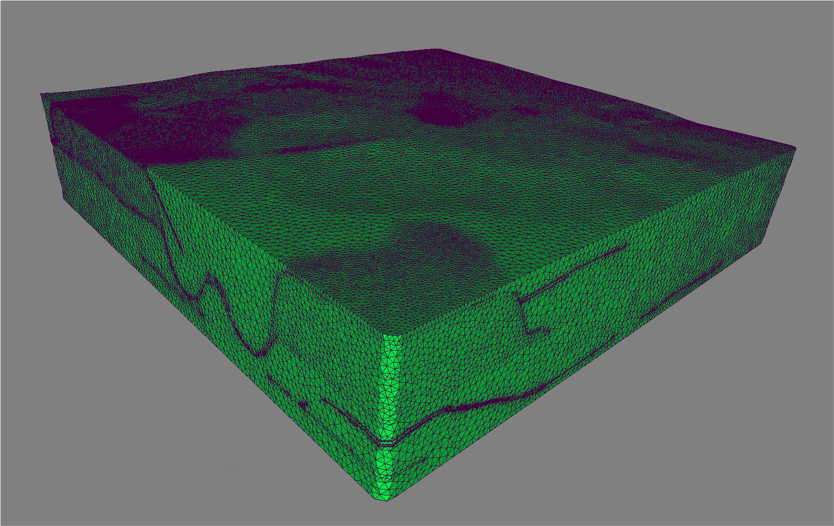 3D tectonic model